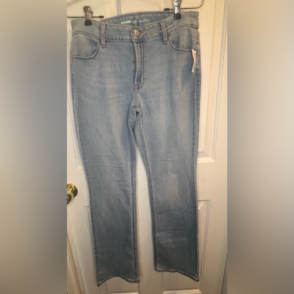 Old Navy Blue Straight Leg Jeans